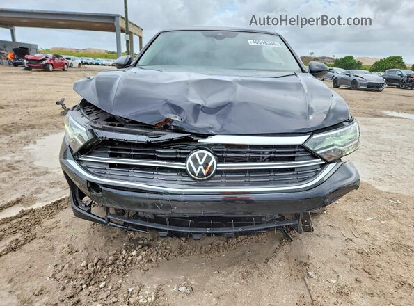 3VW7M7BU8RM070946 2024 VOLKSWAGEN JETTA Черный Вид спереди