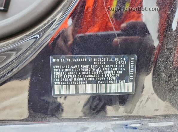 3VW7M7BU8RM070946 2024 VOLKSWAGEN JETTA Черный Вид подкапотного пространства