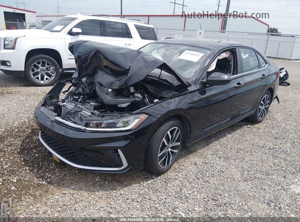 3VW7W7BU0TM004862 2026 VOLKSWAGEN JETTA Черный Передняя левая четверть