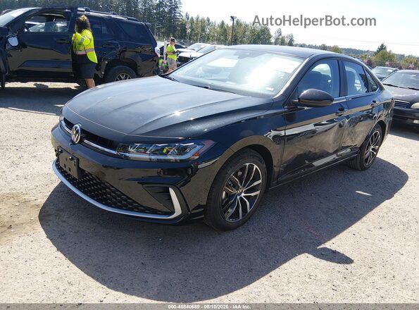 3VW7W7BU6TM060708 2026 VOLKSWAGEN JETTA Черный Передняя левая четверть