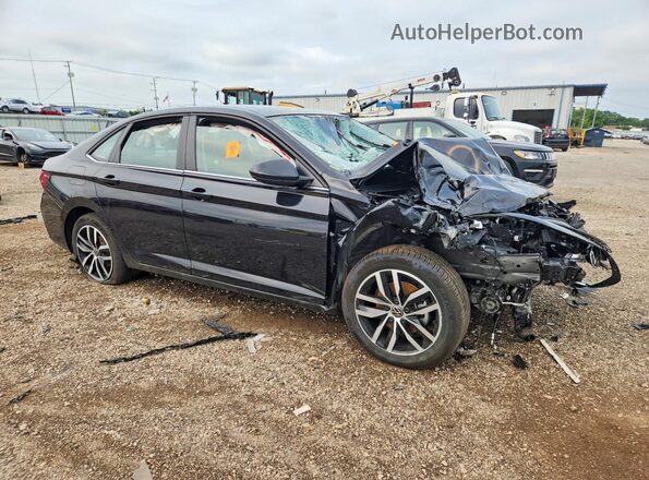 3VW7W7BUXTM050232 2026 VOLKSWAGEN JETTA Black Передня права чверть