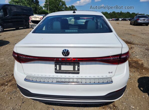 3VW7X7BU1SM047196 2025 VOLKSWAGEN JETTA White Вид ззаду