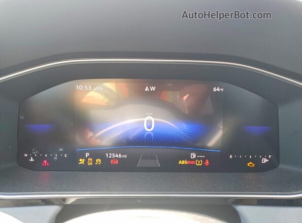3VW7X7BU2SM044808 2025 VOLKSWAGEN JETTA Black Instrument cluster view