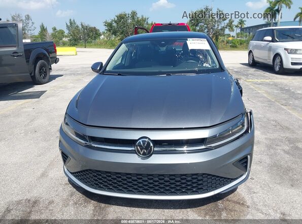 3VW7X7BU3SM092446 2025 VOLKSWAGEN JETTA Gray Widok zestawu wskaźników