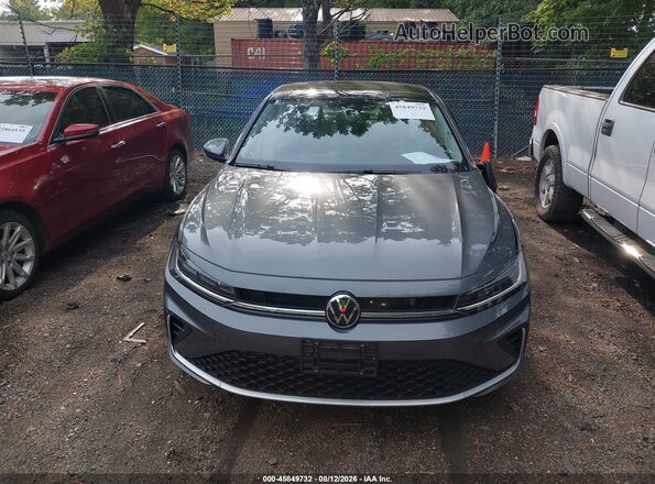 3VW7X7BU9SM014768 2025 VOLKSWAGEN JETTA Gray Widok zestawu wskaźników
