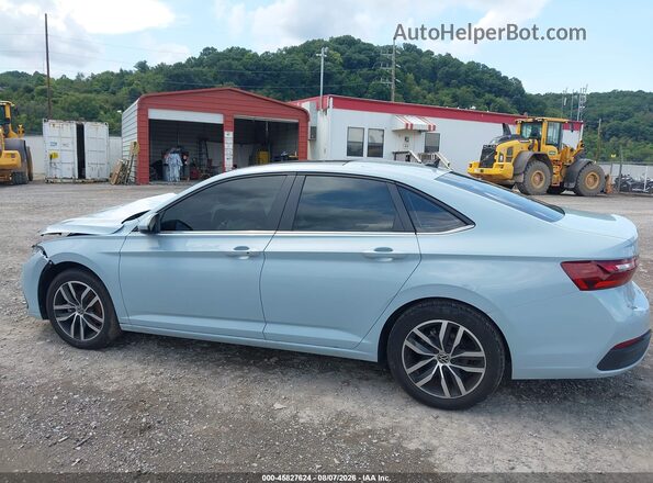 3VW7X7BUXSM032373 2025 VOLKSWAGEN JETTA Light Blue Widok wnętrza 360 stopni