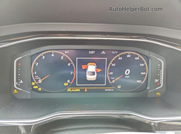 3VW8T7BU5RM004474 2024 VOLKSWAGEN JETTA Белый Вид щитка приборов