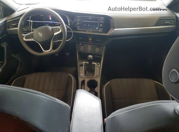 3VWAM7BU5NM027004 2022 VOLKSWAGEN JETTA Черный Вид панели приборов