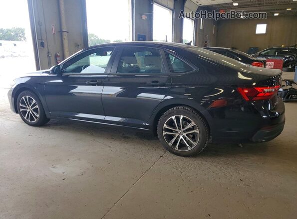 3VWAM7BU5NM027004 2022 VOLKSWAGEN JETTA Черный Задняя левая четверть