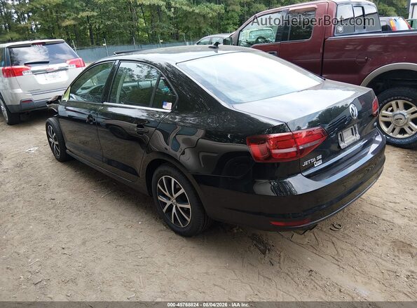 3VWB67AJ5HM305362 2017 VOLKSWAGEN JETTA Black Tył lewy