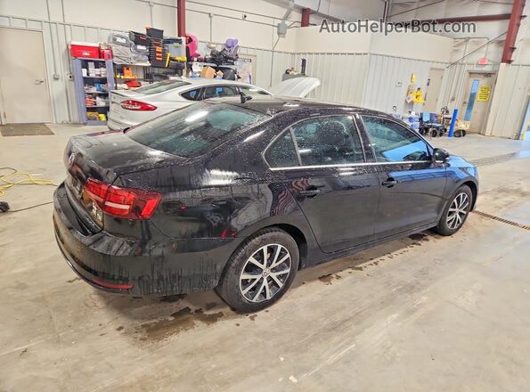 3VWB67AJ6HM265115 2017 VOLKSWAGEN JETTA Black Tył prawy