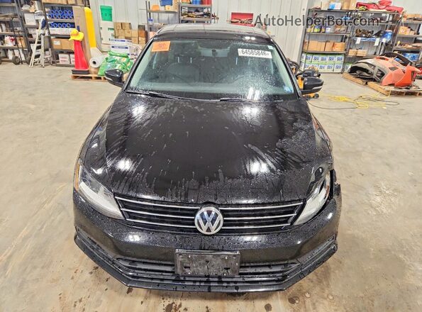 3VWB67AJ6HM265115 2017 VOLKSWAGEN JETTA Black Widok z przodu