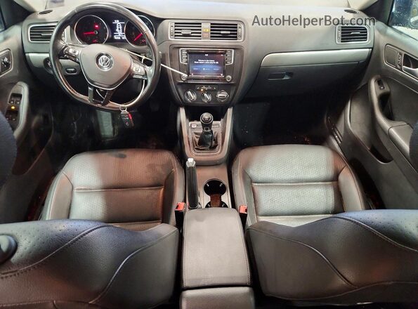 3VWB67AJ6HM265115 2017 VOLKSWAGEN JETTA Black Widok deski rozdzielczej