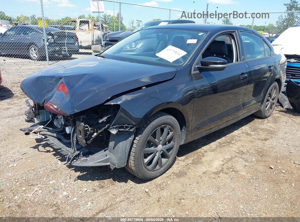3VWB67AJ9HM405965 2017 VOLKSWAGEN JETTA Black Առջևի ձախ երեք քառորդ տեսարան
