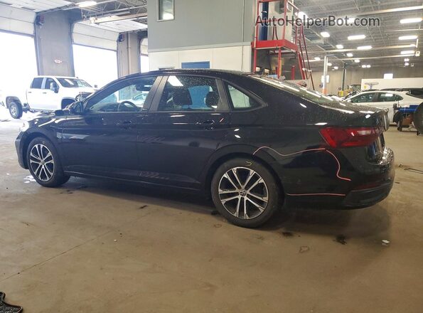 3VWBM7BU7PM026153 2023 VOLKSWAGEN JETTA Черный Задняя левая четверть
