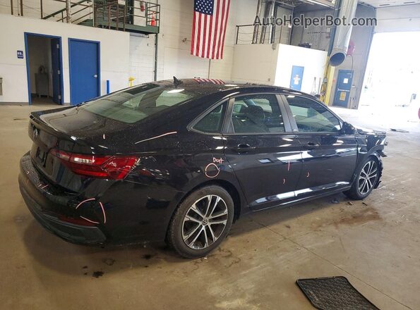 3VWBM7BU7PM026153 2023 VOLKSWAGEN JETTA Черный Задняя правая четверть