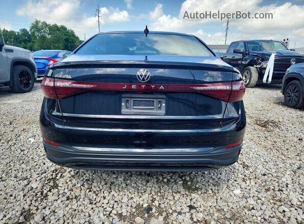 3VWBX7BU3SM070196 2025 VOLKSWAGEN JETTA Black Widok z tyłu
