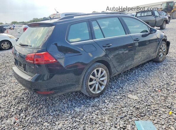 3VWC17AU4HM506005 2017 VOLKSWAGEN GOLF Black Trasero derecho