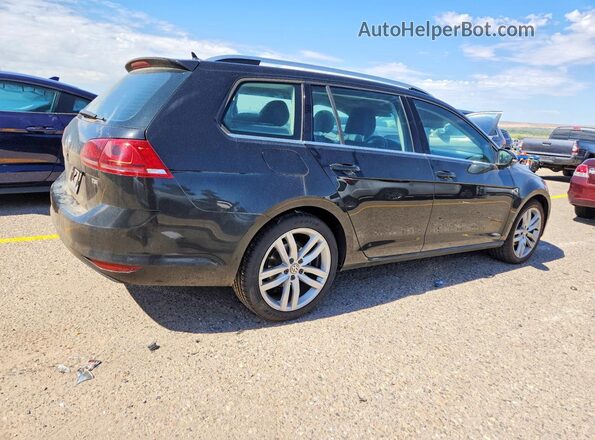3VWC17AU4HM507333 2017 VOLKSWAGEN GOLF Black Задня права чверть