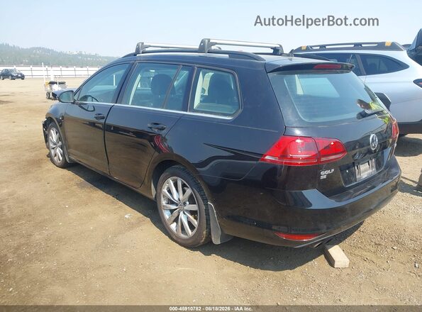 3VWC17AU8HM501339 2017 VOLKSWAGEN GOLF Black Tył lewy