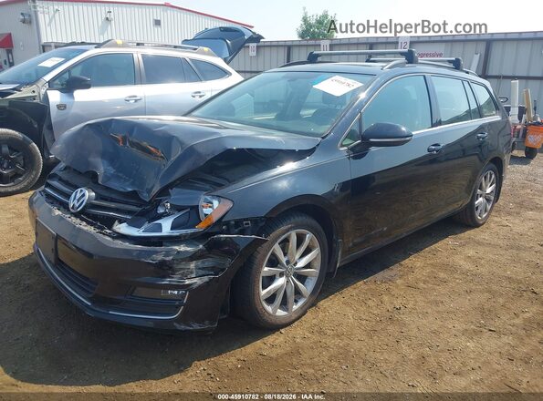 3VWC17AU8HM501339 2017 VOLKSWAGEN GOLF Black Przód lewy
