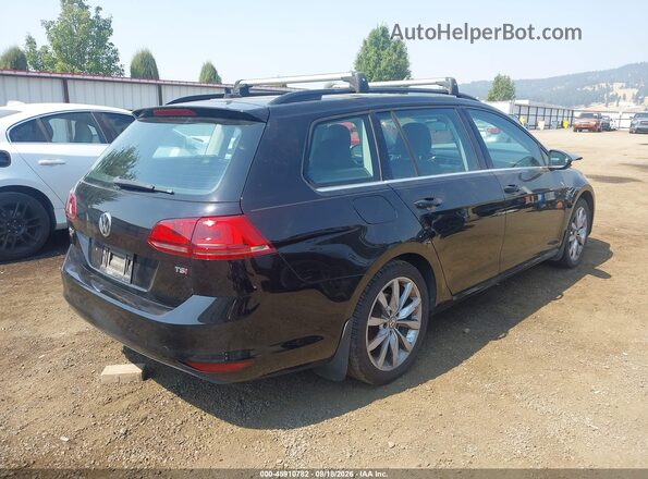 3VWC17AU8HM501339 2017 VOLKSWAGEN GOLF Black Tył prawy