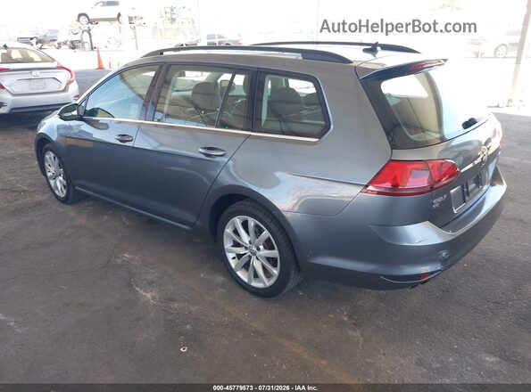 3VWC17AU8HM533837 2017 VOLKSWAGEN GOLF Серый Задняя левая четверть