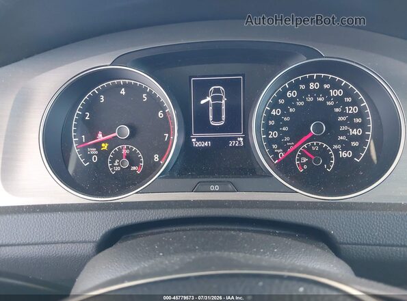 3VWC17AU8HM533837 2017 VOLKSWAGEN GOLF Серый Вид задних сидений