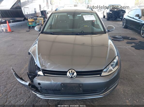 3VWC17AU8HM533837 2017 VOLKSWAGEN GOLF Серый Вид задней части салона
