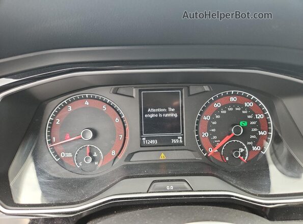 3VWC57BU0MM010504 2021 VOLKSWAGEN JETTA Black Instrument cluster view