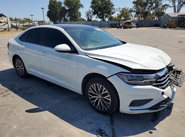 3VWC57BU0MM031398 2021 VOLKSWAGEN JETTA Белый Передняя правая четверть