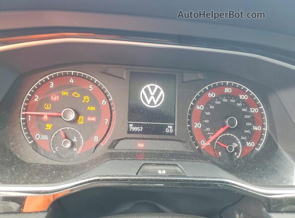 3VWC57BU0MM060917 2021 VOLKSWAGEN JETTA Gray Вид щитка приладів