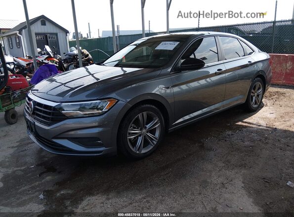 3VWC57BU0MM065633 2021 VOLKSWAGEN JETTA Gray წინა მარცხენა ხედი სამი მეოთხედიდან