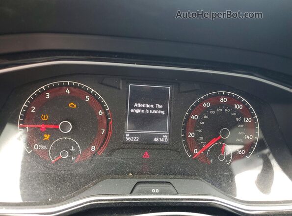 3VWC57BU1KM070241 2019 VOLKSWAGEN JETTA Blue Widok zestawu wskaźników