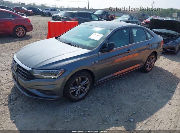 3VWC57BU1KM084592 2019 VOLKSWAGEN JETTA Серый Передняя левая четверть