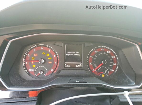 3VWC57BU1LM095139 2020 VOLKSWAGEN JETTA Белый Вид щитка приборов