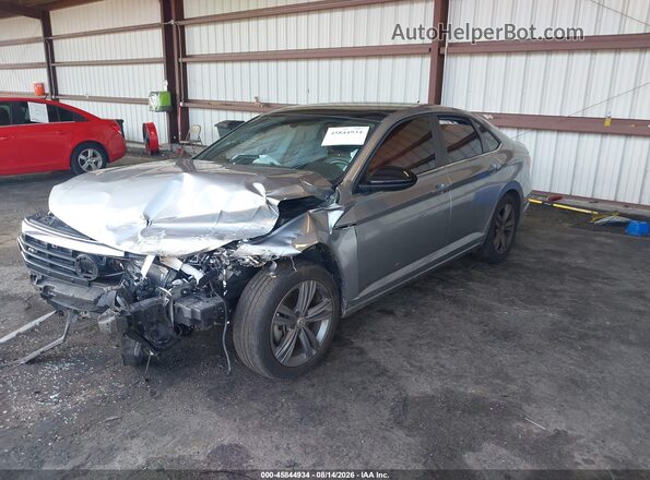 3VWC57BU1MM010219 2021 VOLKSWAGEN JETTA Белый Передняя левая четверть