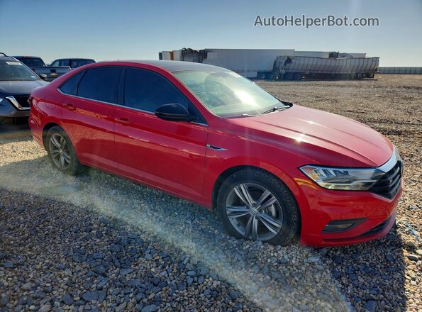 3VWC57BU1MM063955 2021 VOLKSWAGEN JETTA Красный Передняя правая четверть