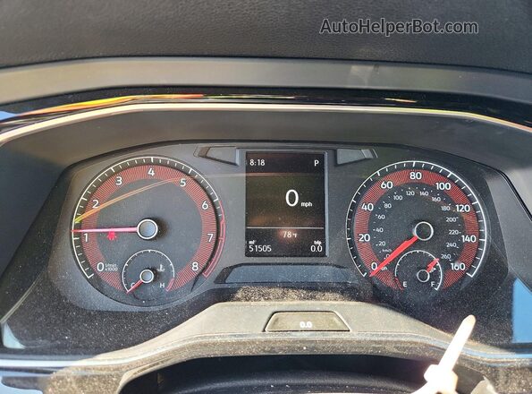 3VWC57BU1MM063955 2021 VOLKSWAGEN JETTA Красный Вид щитка приборов