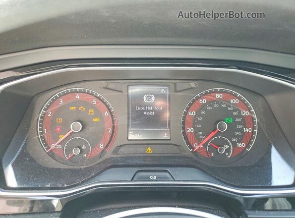 3VWC57BU2KM030041 2019 VOLKSWAGEN JETTA Blue ხელსაწყოთა პანელის ხედი