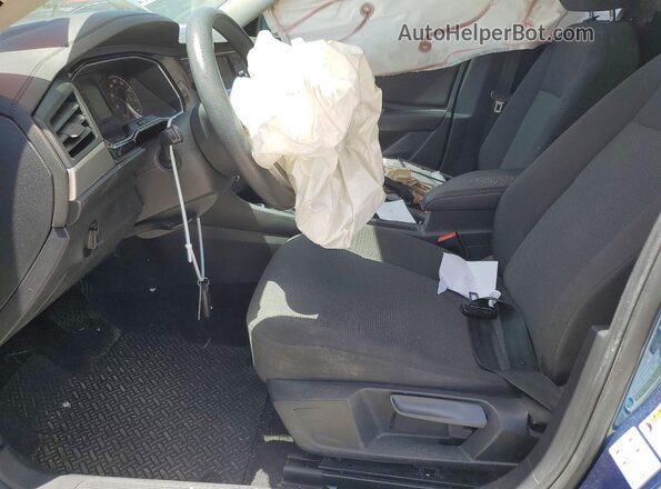 3VWC57BU2KM030041 2019 VOLKSWAGEN JETTA Blue წინა სალონის ხედი