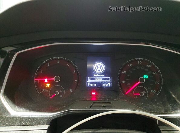 3VWC57BU2KM061385 2019 VOLKSWAGEN JETTA Black Widok zestawu wskaźników