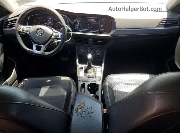 3VWC57BU2KM074220 2019 VOLKSWAGEN JETTA Silver ხელსაწყოთა პანელის ხედი