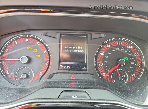 3VWC57BU2KM090594 2019 VOLKSWAGEN JETTA Gray Instrument cluster view