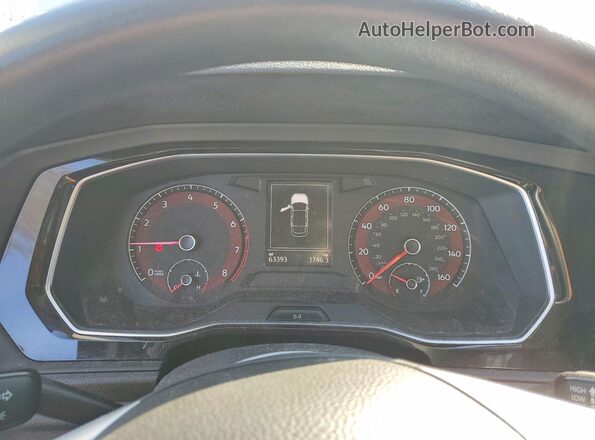 3VWC57BU2KM129670 2019 VOLKSWAGEN JETTA White Instrument cluster view