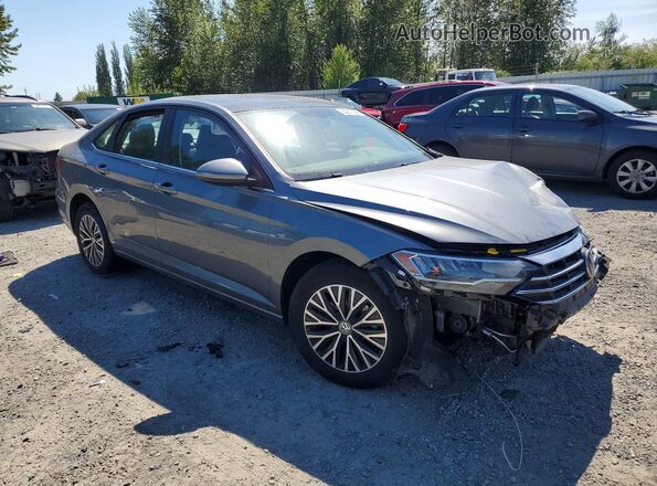 3VWC57BU2KM212029 2019 VOLKSWAGEN JETTA Серый Передняя правая четверть