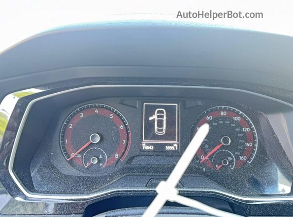 3VWC57BU2MM012464 2021 VOLKSWAGEN JETTA Белый Вид щитка приборов