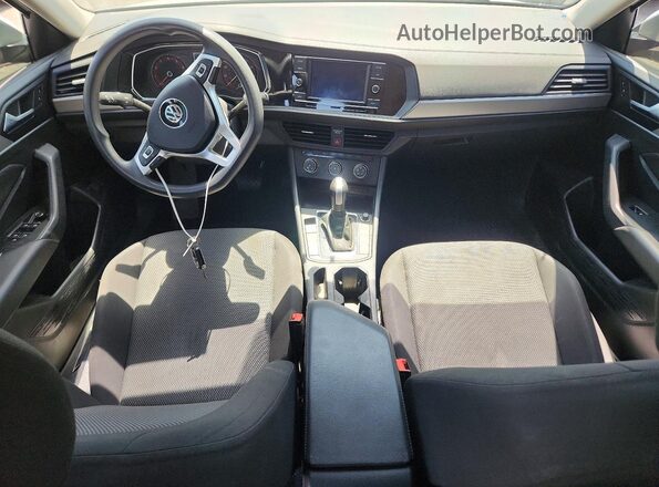 3VWC57BU2MM012464 2021 VOLKSWAGEN JETTA Белый Вид панели приборов