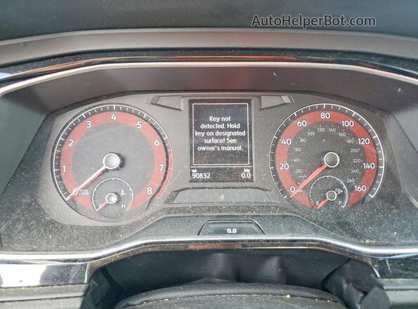 3VWC57BU3KM103207 2019 VOLKSWAGEN JETTA White Вид щитка приладів