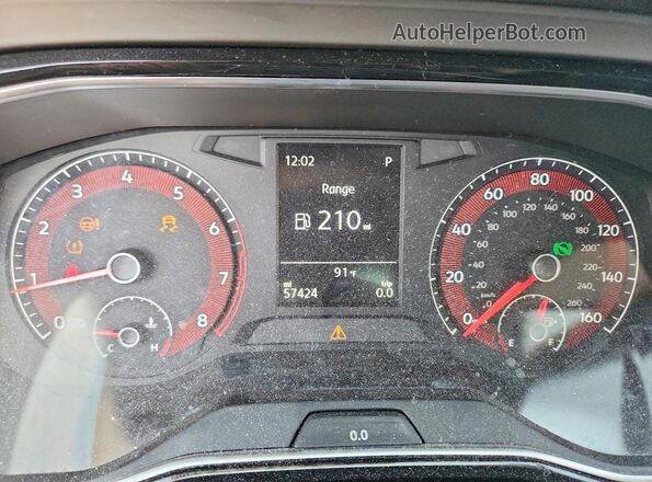 3VWC57BU3KM157848 2019 VOLKSWAGEN JETTA Черный Вид щитка приборов